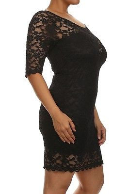 Lace Dress Plus Mini Bodycon Size Cocktail Party Sexy Womens Mint