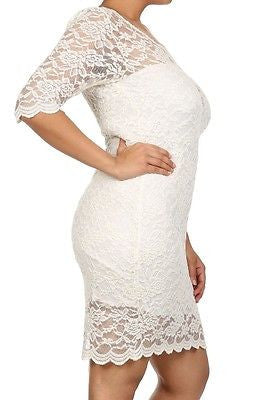 Lace Dress Plus Mini Bodycon Size Cocktail Party Sexy Womens Mint
