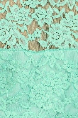Lace Dress Plus Mini Bodycon Size Cocktail Party Sexy Womens Mint