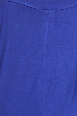 Plus Top Cold Open Shoulder Size Solid Asymmetrical Tunic Women Sexy