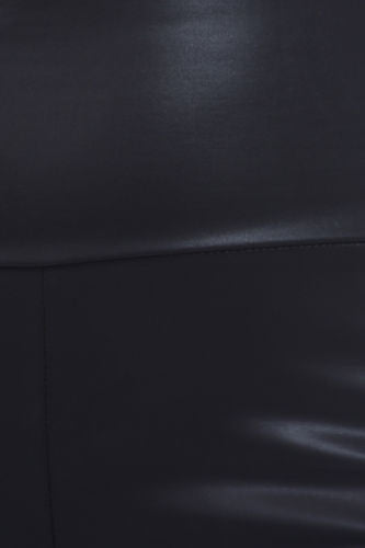 Plus Leggings Faux Leather Metallic High Waist 1X 2X 3X Pants Solid Womens New